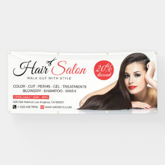 Frisör, Schönheitssalon, Frisör Banner