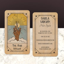 Frisör-Tarotkarte Illustration Himmels-Sonne