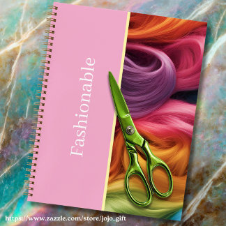 Frisörsalon-Termine für individuelle Frisuren Modi Notizbuch
