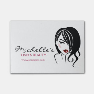 Frisur & Beauty Salon Branding Post-it Klebezettel