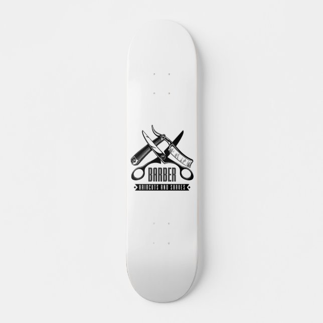 Frisur und Rasierhaine Skateboard (Vorne)