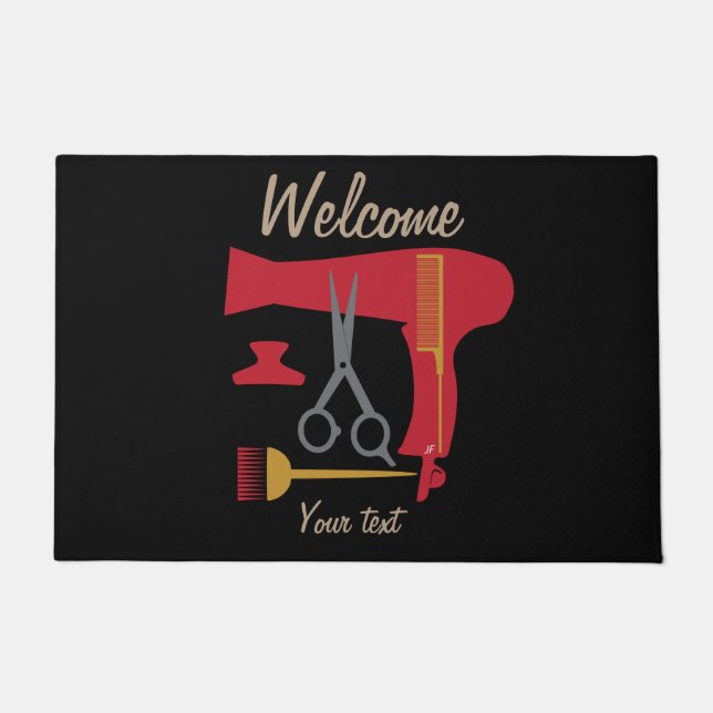 Frisurwerkzeuge Fußmatte (Vorderseite)