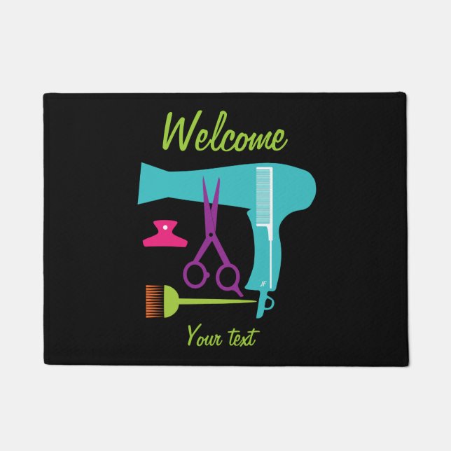Frisurwerkzeuge Fußmatte (Vorderseite)