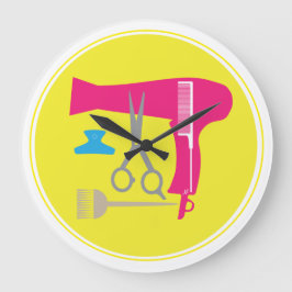 Frisurwerkzeuge Große Wanduhr