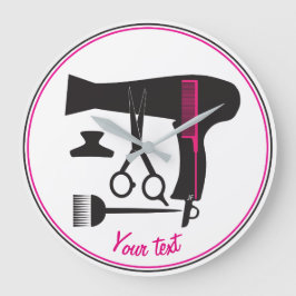 Frisurwerkzeuge Große Wanduhr