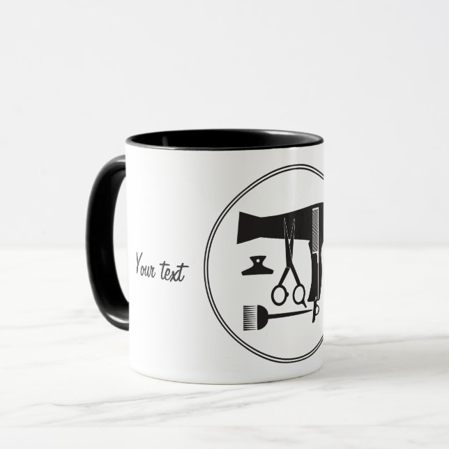 Frisurwerkzeuge Tasse (Vorderseite Links)