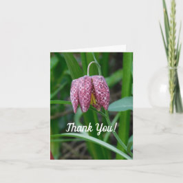 Fritillary Danke-Card Dankeskarte