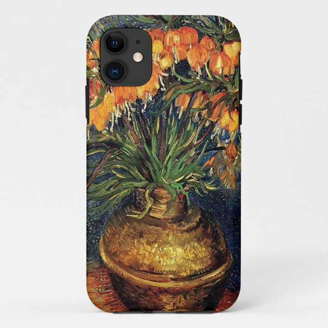 Fritillerien in einer Kupfervase von Van Gogh. Case-Mate iPhone Hülle (Rückseite)