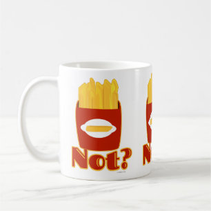 Frittieren Nicht Lustig Cartoon Pommes Humor Desig Kaffeetasse