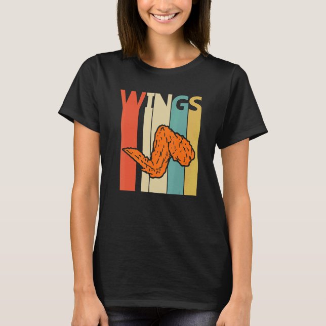 Frittierte Hühnchenflügel T-Shirt (Vorderseite)