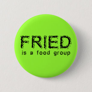 Frittierte Lebensmittel Gruppe 001wht Button
