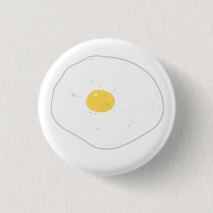 Frittiertes Ei mit Sonnenseite nach oben Frühstück Button