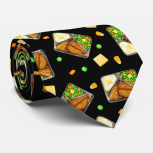 Frittiertes Huhn Dinner - in schwarz Krawatte