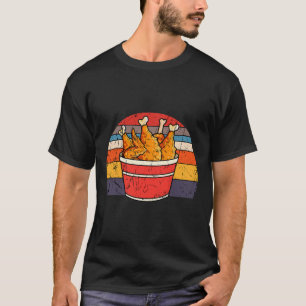 Frittiertes Hühnchen Essen Liebhaber Restaurant Ko T-Shirt