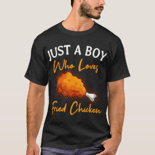 Frittiertes Hühnchen-Essen Restaurant Gericht Chef T-Shirt