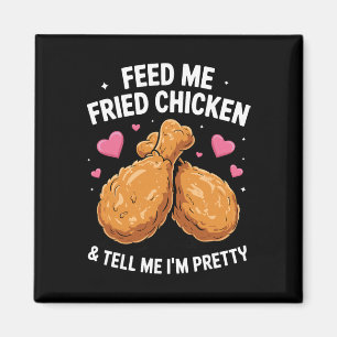 Frittiertes Hühnchen Kunst Für Männer Frauen Kinde Magnet