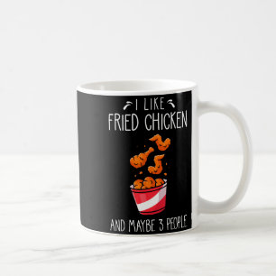 Frittiertes Hühnchen Lustiger Spruch - Ich mag fri Kaffeetasse