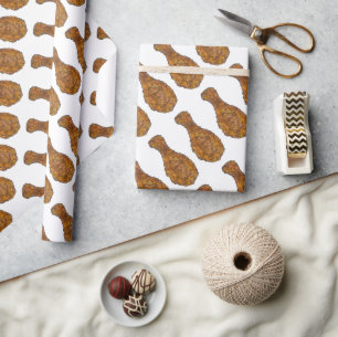 Frittiertes Hühnerleg Feinschmecker Soul Geschenkpapier