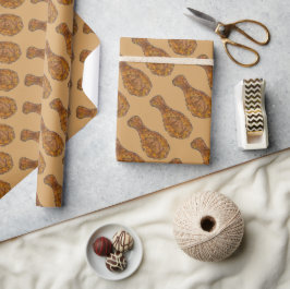 Frittiertes Hühnerleg Feinschmecker Soul Geschenkpapier