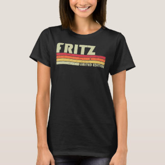 FRITZ Geschenkname Personalisiert Funny Retro Vint T-Shirt