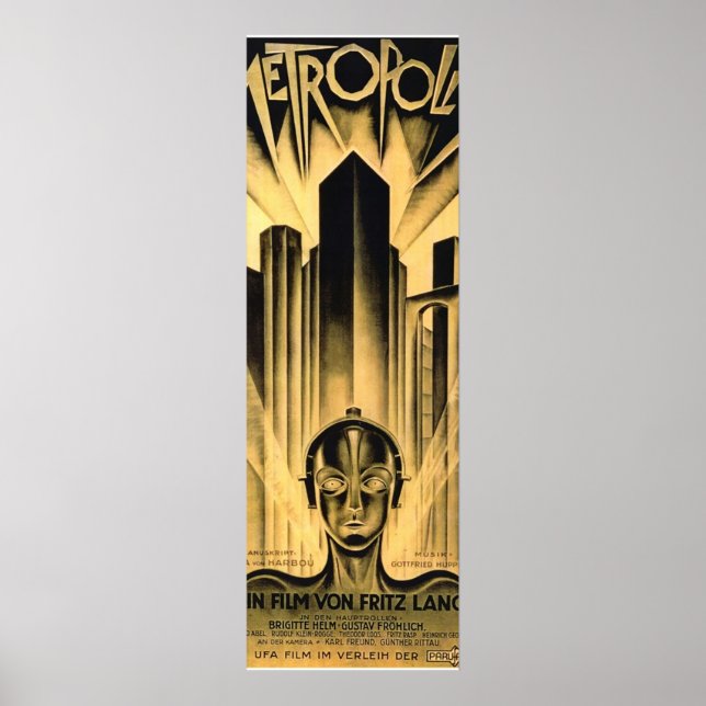 Fritz Lang Metropolis Poster (Vorne)