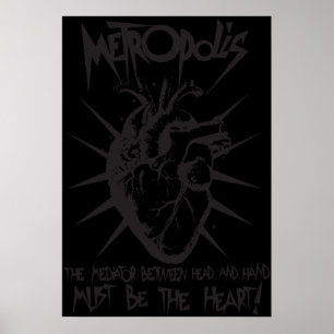 Fritz Langs Metropolis Der Vermittler zwischen Han Poster