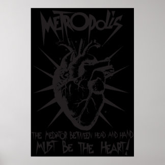 Fritz Langs Metropolis Der Vermittler zwischen Han Poster