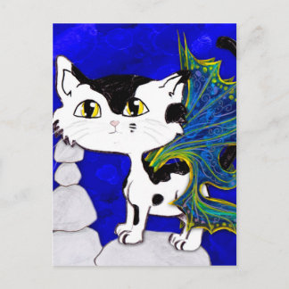 Frixie Socken, Cat Fairy Postkarte