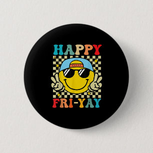 FRIYY Funny Fri Yay Lehrer Schüler Freitag Button