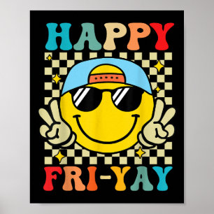 FRIYY Funny Fri Yay Lehrer Schüler Freitag Poster