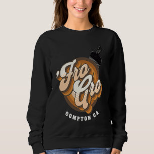 Fro Gro Compton Kalifornien Afro Kamm erhobene Fa Sweatshirt