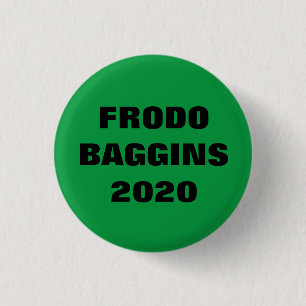 Frodo Baggins für Präsident Button