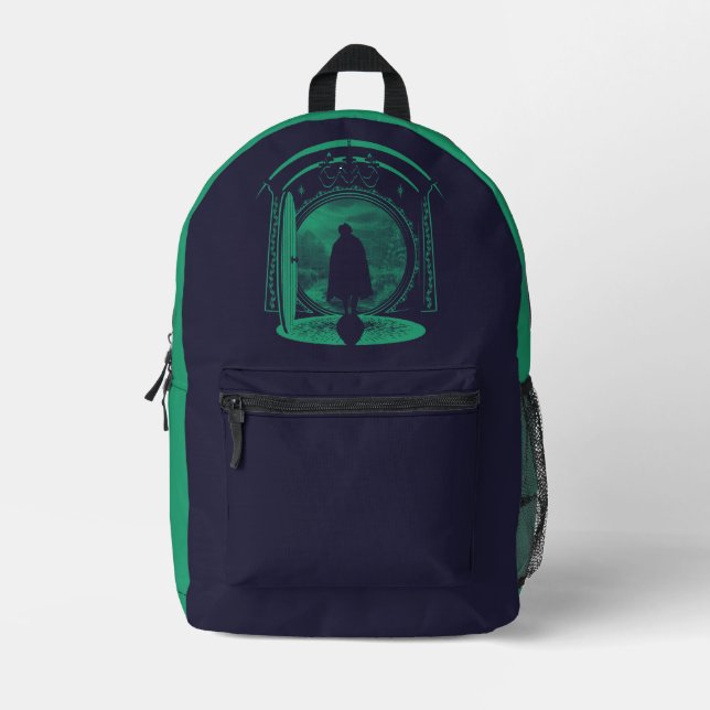 FRODO™ Leaving THE SHIRE™ Silhouette Bedruckter Rucksack (Vorderseite)