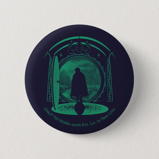 FRODO™ Leaving THE SHIRE™ Silhouette Button (Vorderseite)