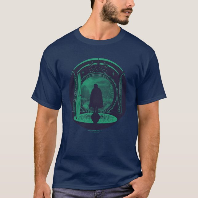 FRODO™ Leaving THE SHIRE™ Silhouette T-Shirt (Vorderseite)