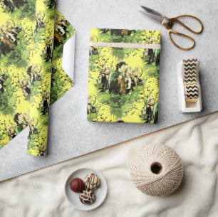 FRODO™ mit Hobbits Vector Collage Geschenkpapier