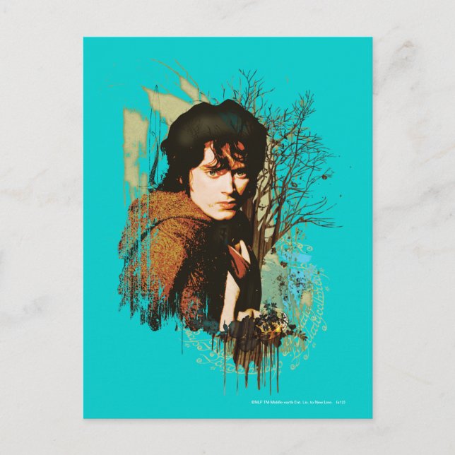 FRODO™ Mixed Media Vector Collage Postkarte (Vorderseite)