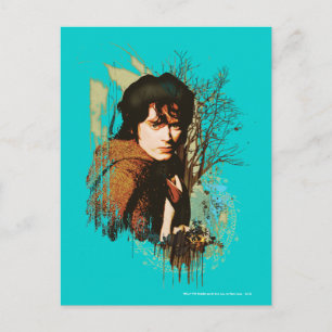 FRODO™ Mixed Media Vector Collage Postkarte