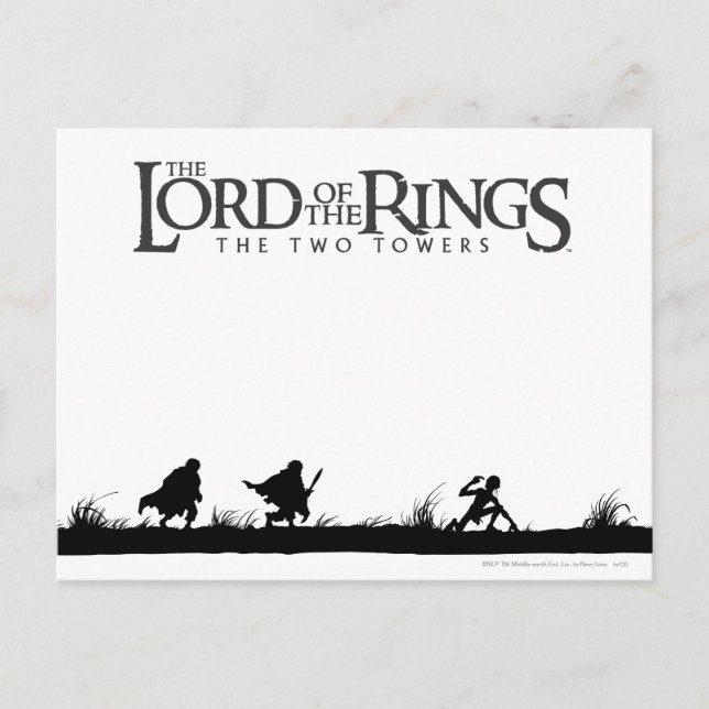 FRODO™, Sam und GOLLUM™ Postkarte (Vorderseite)