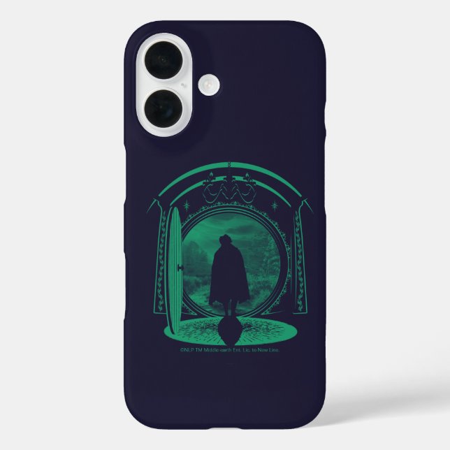 FRODO™ Verlässt die GEMEINDE™ Silhouette Case-Mate iPhone Hülle (Rückseite)