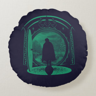 FRODO™ Verlässt die GEMEINDE™ Silhouette Rundes Kissen