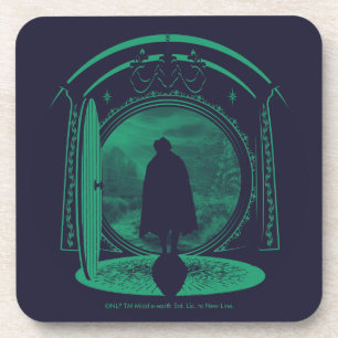 FRODO™ Verlässt die Silhouette von THE SHIRE™ Getränkeuntersetzer
