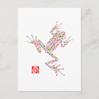 Frog12-3 Postkarte