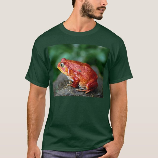 frog1_dark/bgrnd T-Shirt (Vorderseite)