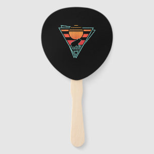Frog 80er EDM Synthwave-Geschenk Fächer