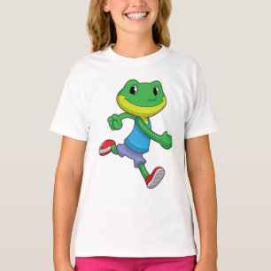 Frog als Runner beim Laufen T-Shirt