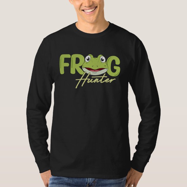 Frog Amphibians Exotic Animal Frog Catcher Tadpole T-Shirt (Vorderseite)