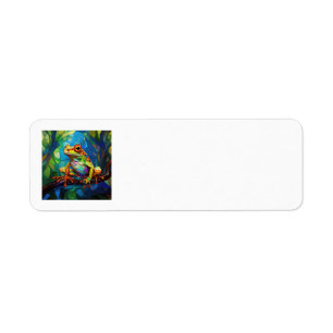 Frog Art Address Labels