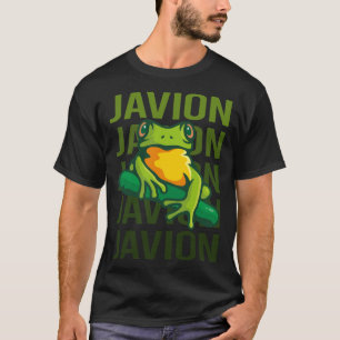 Frog Art - Javion Name T-Shirt