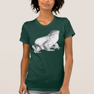 Frog Art Shirt Bullfrog Art T - Shirt